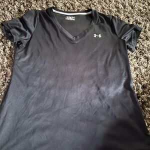 LG Women's Black V-Neck Short Sleeve Tee